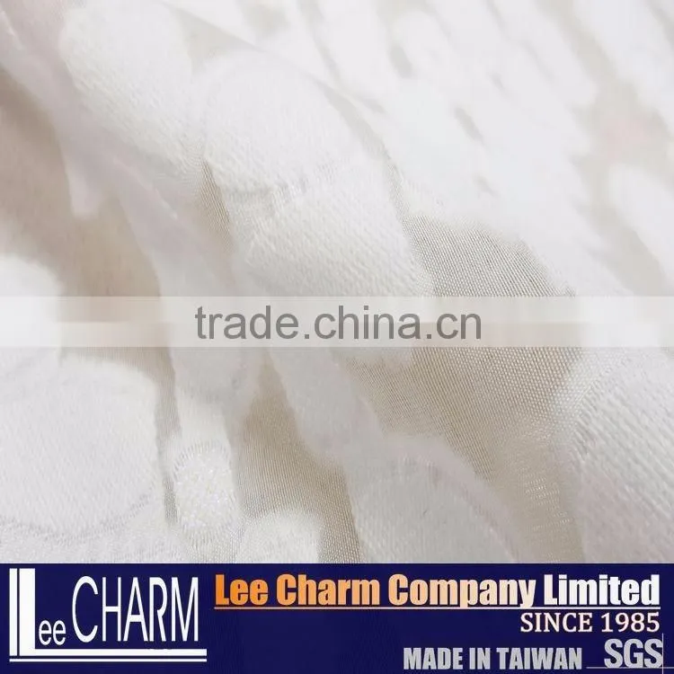 Metallic Petals Pattern Fashion Apparel Jacquard Fabric
