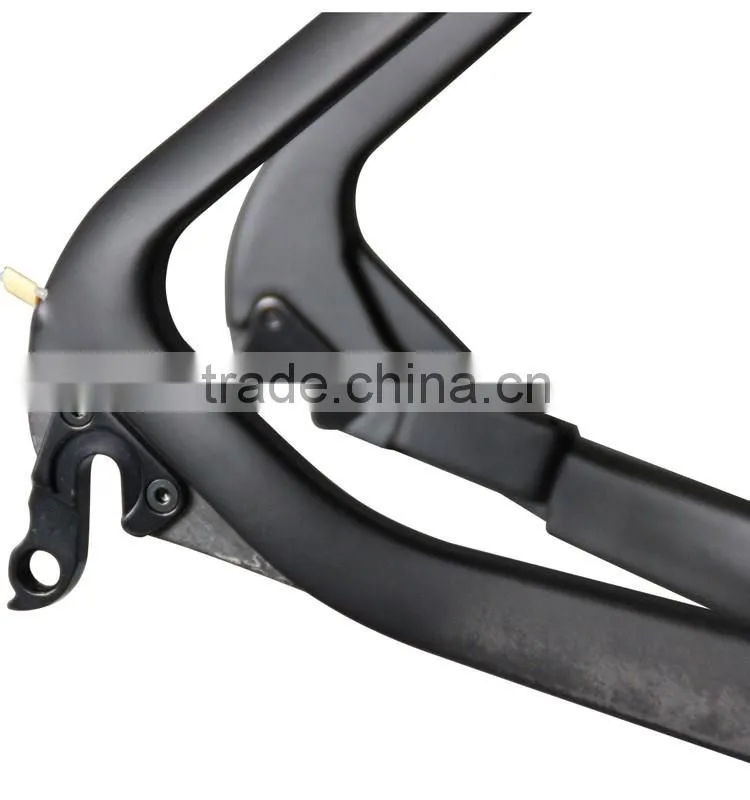 2016 Chinese Toray 700C thru axle BB386 carbon disc brake RD01 road bike frame