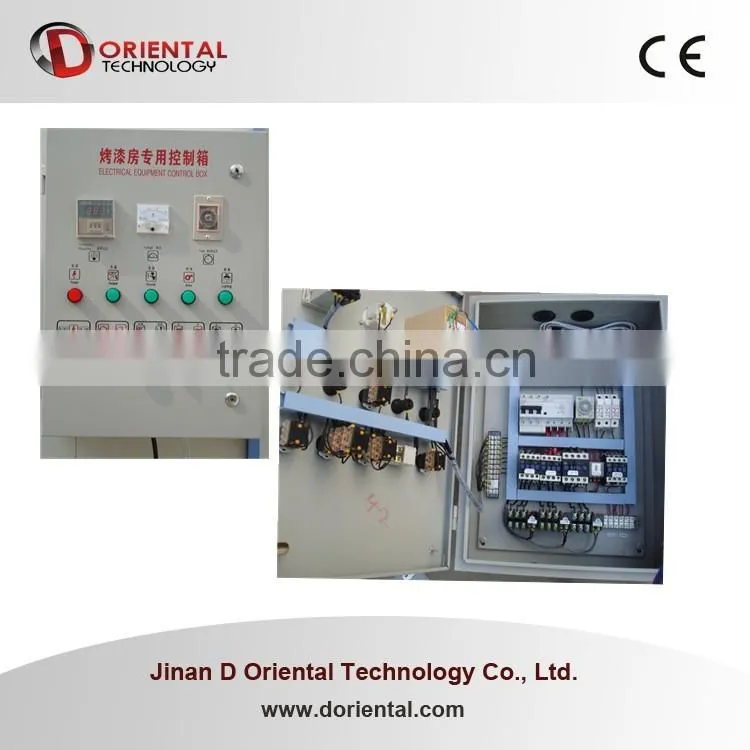 DOT-C1 CE Oil Burner Heating EPS/rock wool 12.5KW high insulated Car Spray Booth