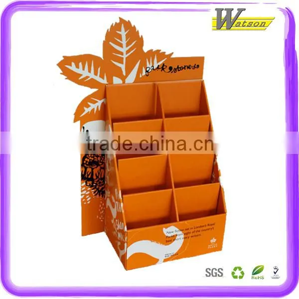 Christmas gift promotion cardboard paper counter display stand rack