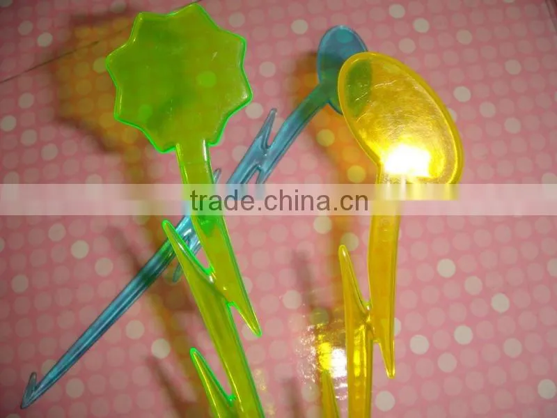 210mm plastic bamboo decoration swizzle cocktail drinking sticks