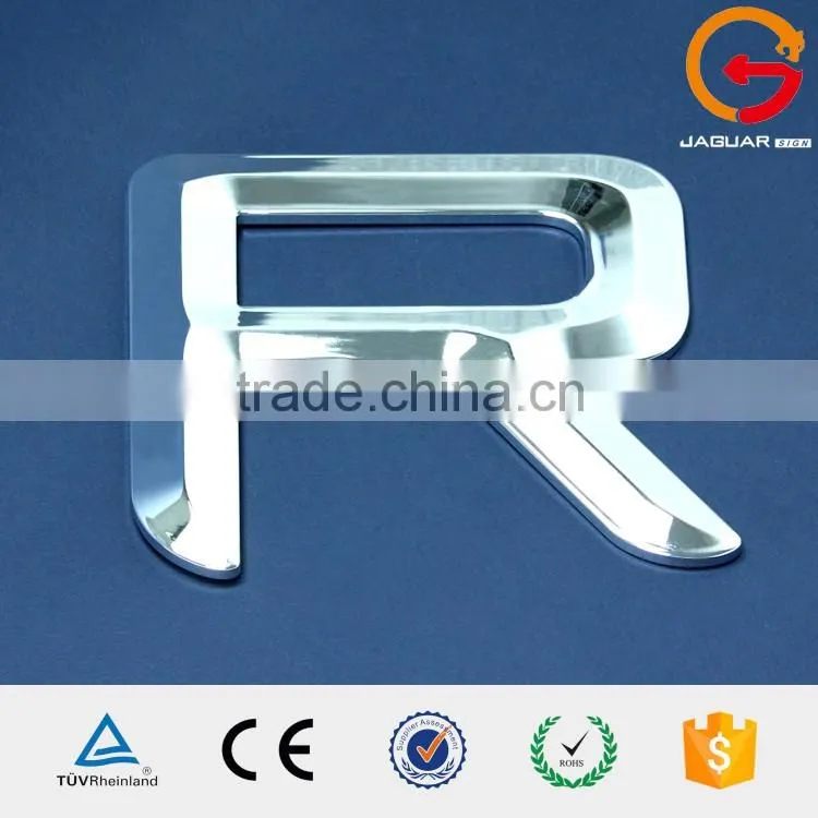 Factory price outdoor / indoor decor all kinds of 3d custom color metal letters