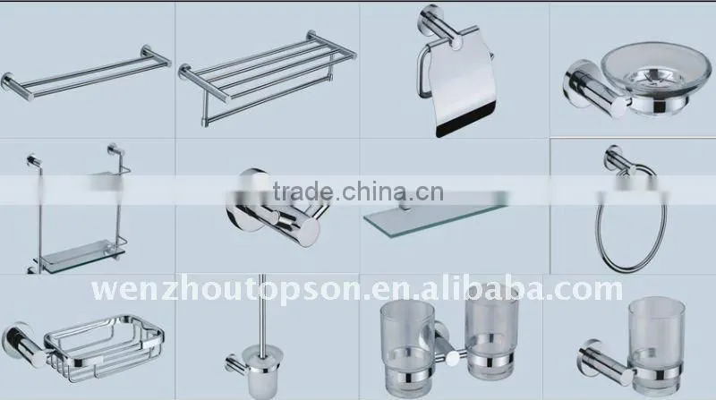 Stainless steel Two-layer glass shelf