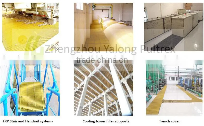 walkway fiberglass guardrail/handrail, ant-corrosion, strong