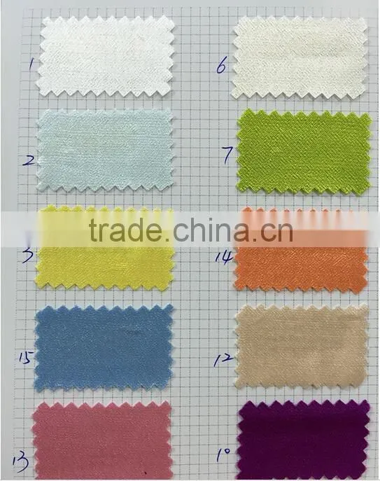 Summer casual wear linen fabrics wholesale pure color skirt
