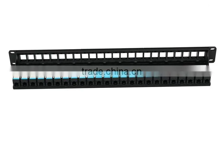 24 Port Utp Label Mark Cat5e Patch Panel Manufacturer