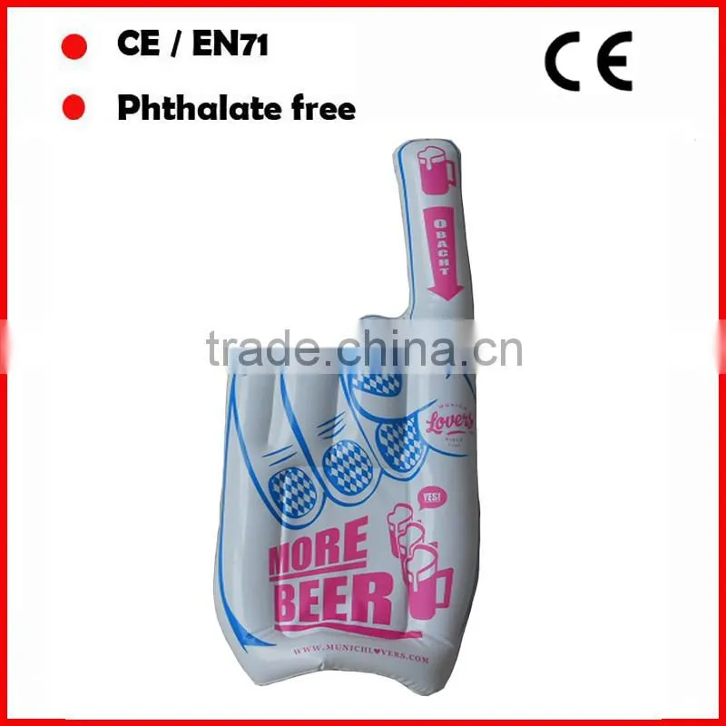 Promotional inflatable cheering fingers custom color