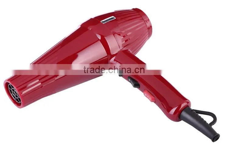 professional nano titanium black red purple 2300w gas powered hair dryer holder made in china SY-6835