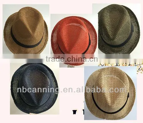men's fashion panama paper straw hats/cowboy hats/sunny hats