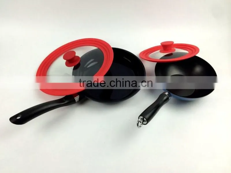 Universal deckel,glass Pot lids,Silica gel glass cover,Pot lids,General glass cover ,silicone pan cover