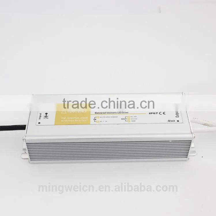 24V 100W Waterproof Constant Voltage Led Strip Power Supply
