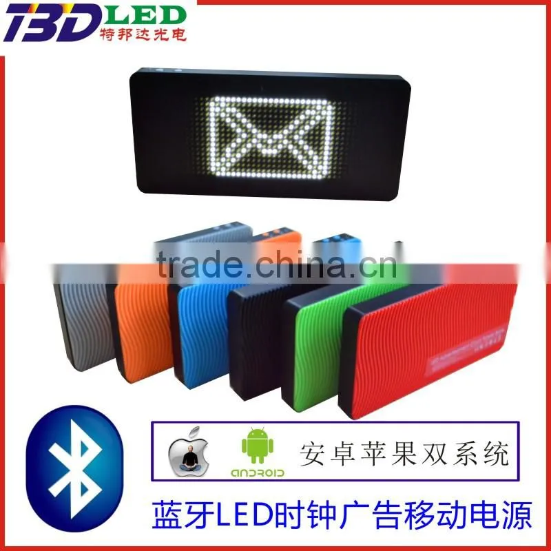 LED Power bank with LED screen
