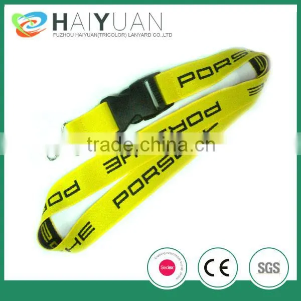print tubular polyester lanyards with safety breakaway