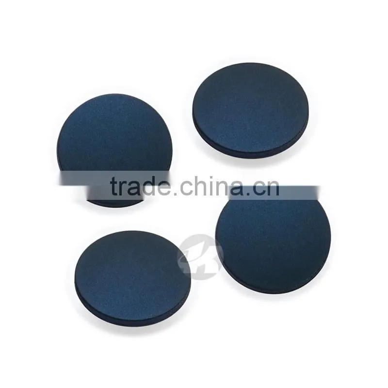 Dark Blue Decorative Metal Snap Buttons For Clothing