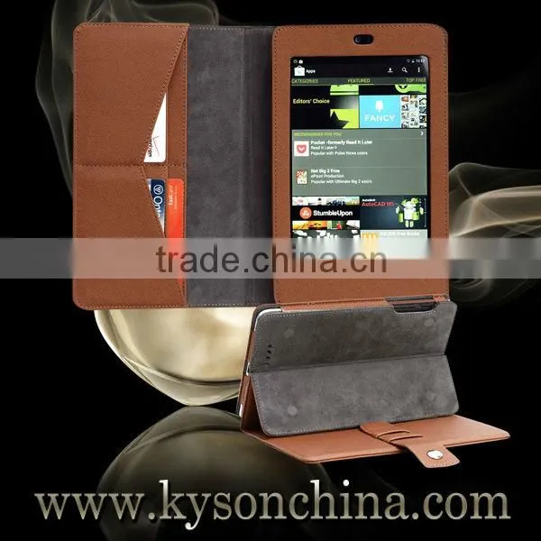 Multiangle stand leather tablet case for google nexus 7