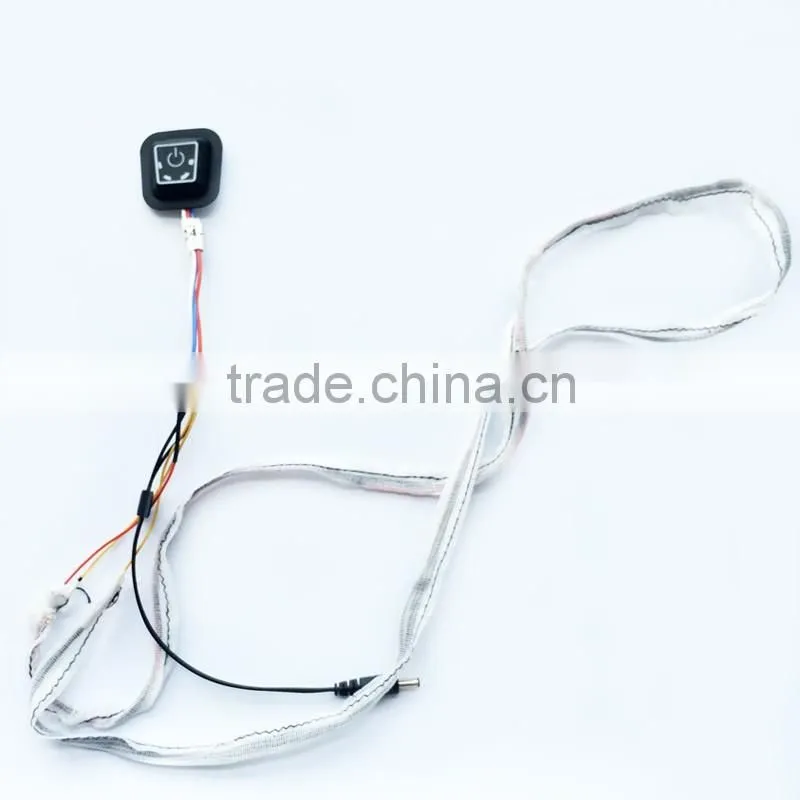 heating parts supply chain battery powered heating pad for heated clothes jacket hat shoes