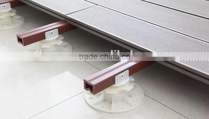 adjustable plastic deck support raised access floor pedestal
