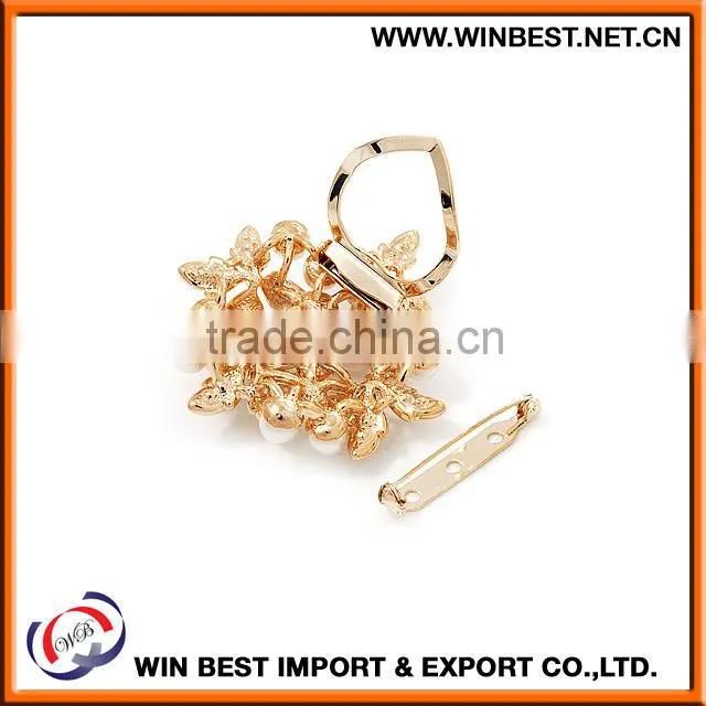 China wholesale costume jewellery trendy brooches, rhinestone costume jewelry