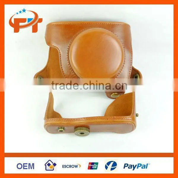 Pu Leather camera case for Panasonic GF6 X14-42mm & 20mm lens camera