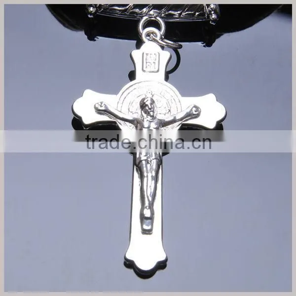 Silver Jesus Cross Pendant Shred scarve
