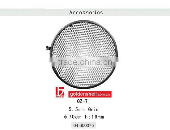 JINBEI QZ-70 Photographic Radar Reflector, Beauty Dish, Photo Studio Flash Accessory, Strobe Accessory, Photographic Equipment