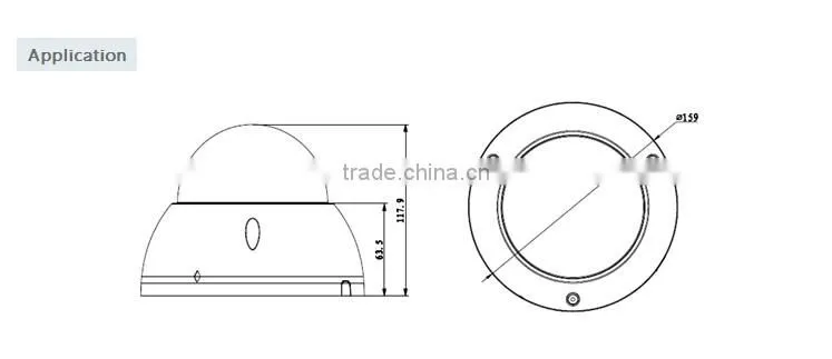 original dahua 12mp 4K dome action ip camera IPC-HDBW81200E-Z