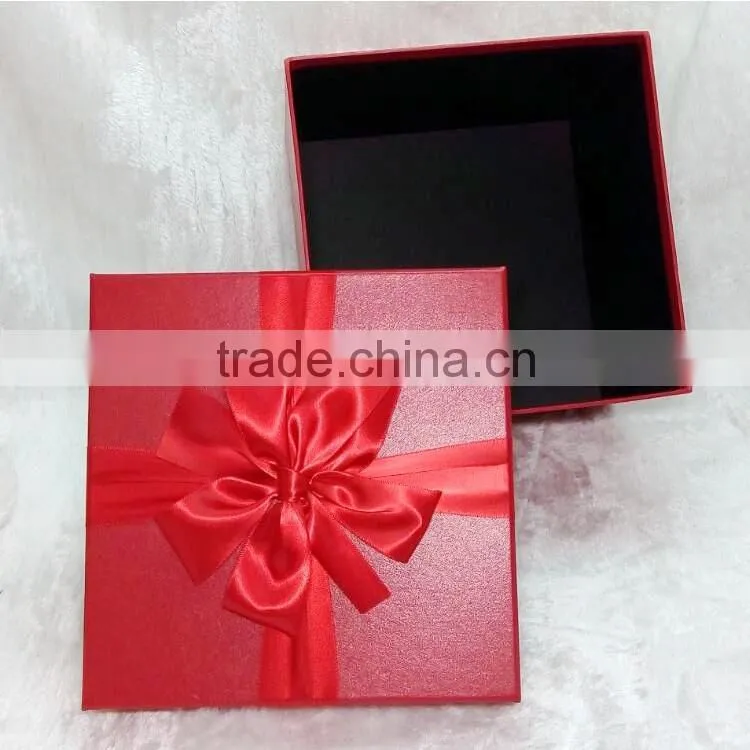 Hot sale square large gift box custom elegant lover wedding gift paper box