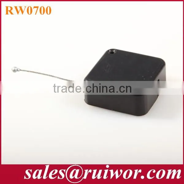 Square Retractable security pull-box for wire harness positioning in electronic equipment