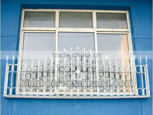 Top-selling hand forging iron window fence for house
