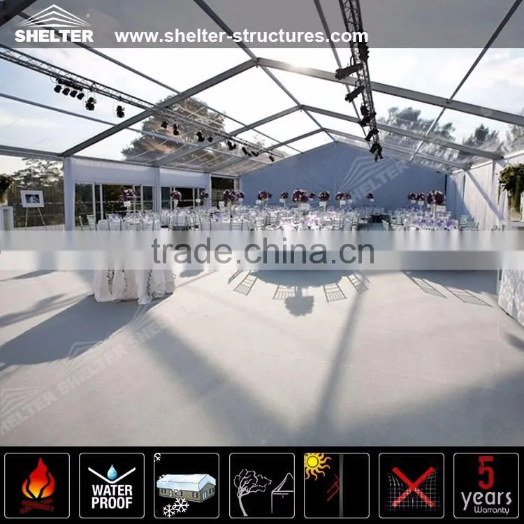 25*60m Outdoor Big Clear Span Transparent Used Event Commercia Luxury Wedding Marquee Tents for Sale