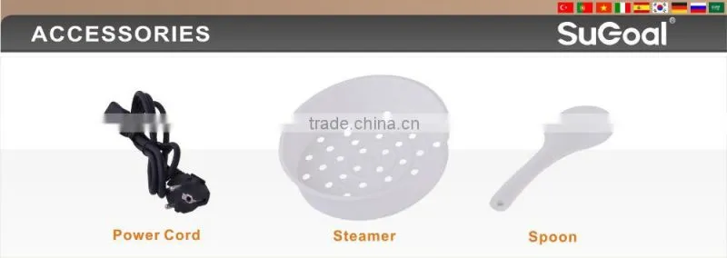 China stainless steel inner pot electric pressure rice cooker