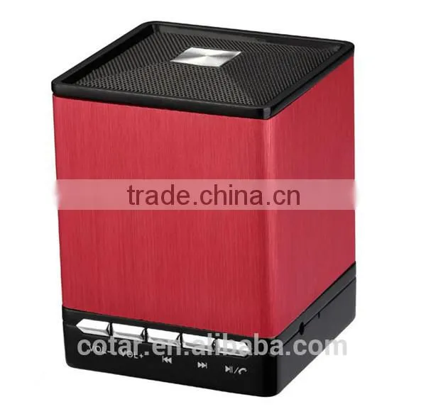 AJ-66 High quality battery removable cube bluetooth speaker