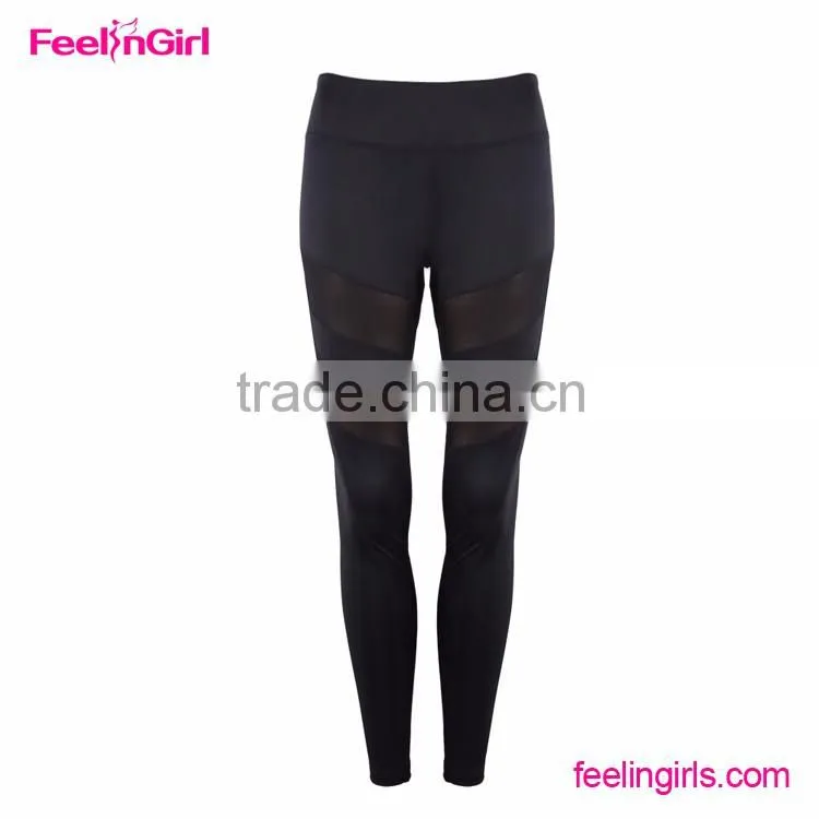 Black Red Purple Yoga Pants Running Tights Women's Workout Leggings