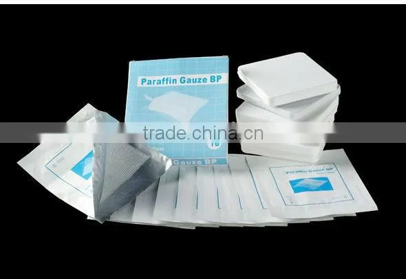 CE approved surgical sterile paraffin gauze