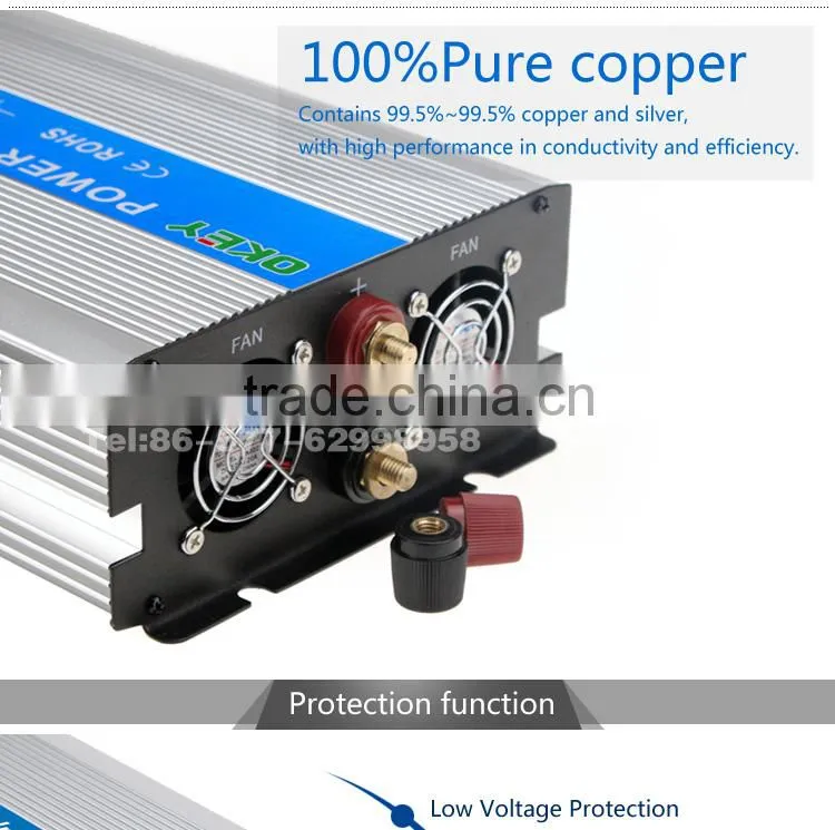 OPIP-2000-1-12v off grid for solar system 2000w pure sine wave inverter