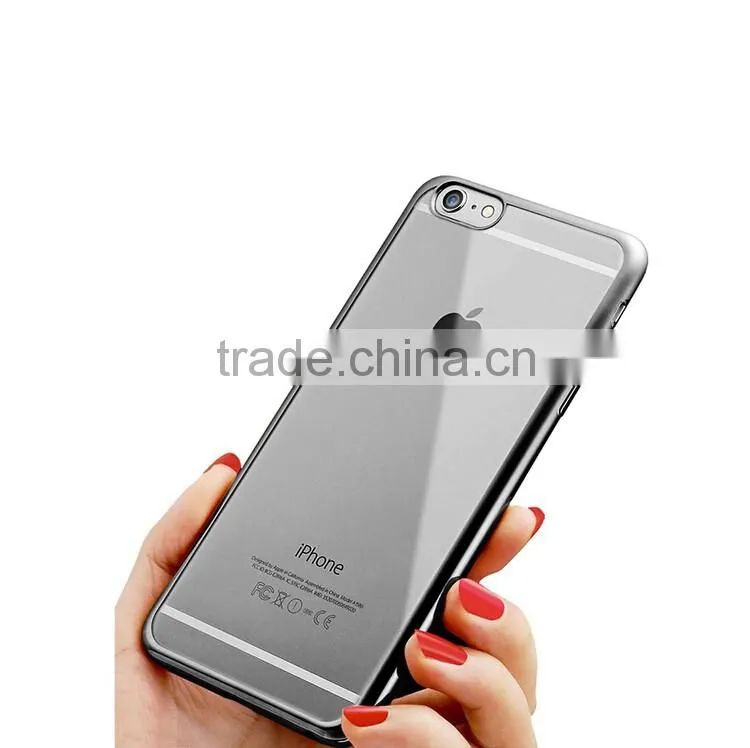 Wholesale China Electroplate Mobile TPU Phone Case For iPhone 6 6S