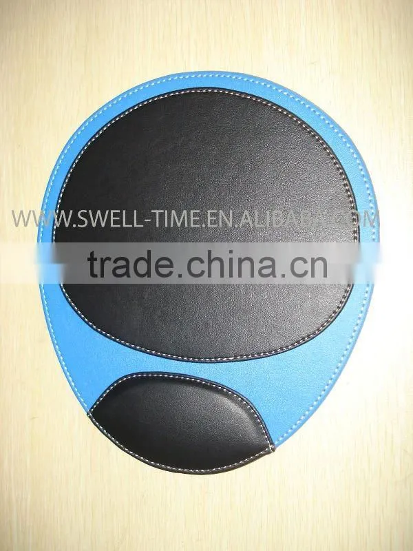 Leather mouse pad with wrist rest S1015
