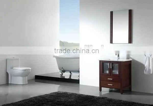 Small Bathroom Wash Basin Floor Cabinet Hotel Vanity Bathroom Furniture No.3200A