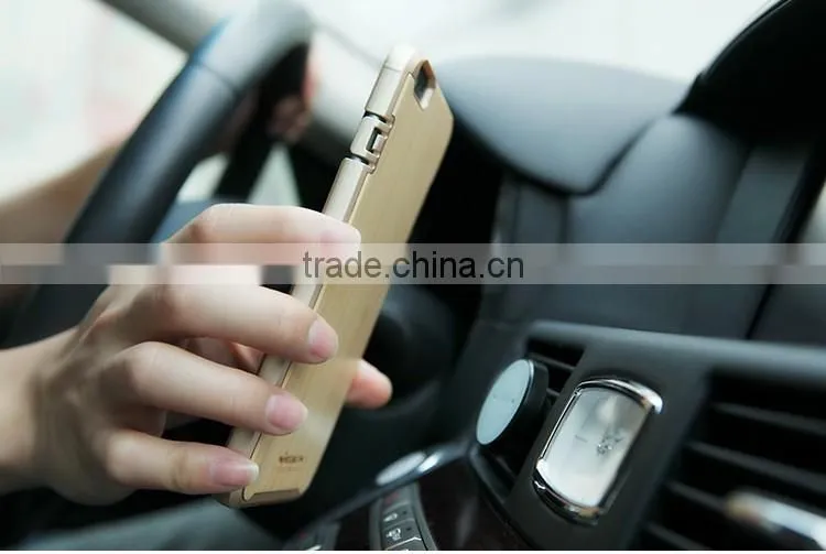 Funtional Wholesale Magnetic Wood Case For iPhone 6
