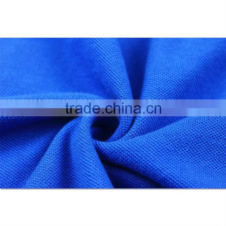 Wholesale plus size clothing blue cotton polo shirt design