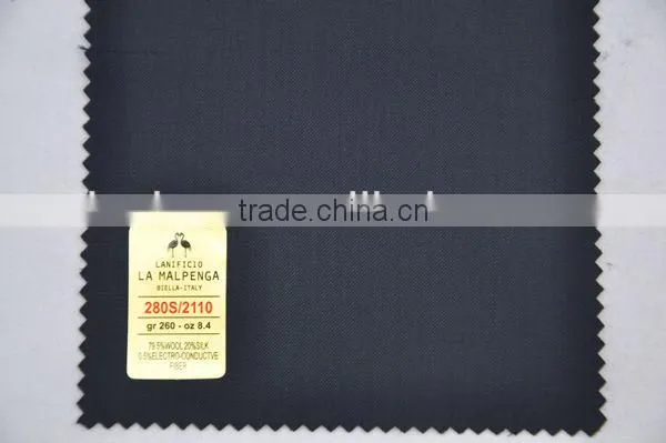 top quality luxury silk suiting fabric