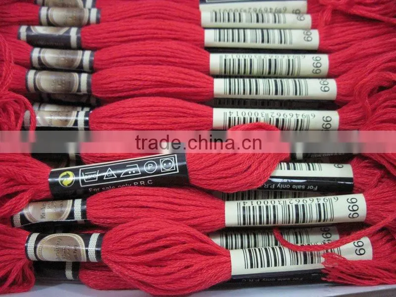 100% Cotton Cross Stitch Thread for kit