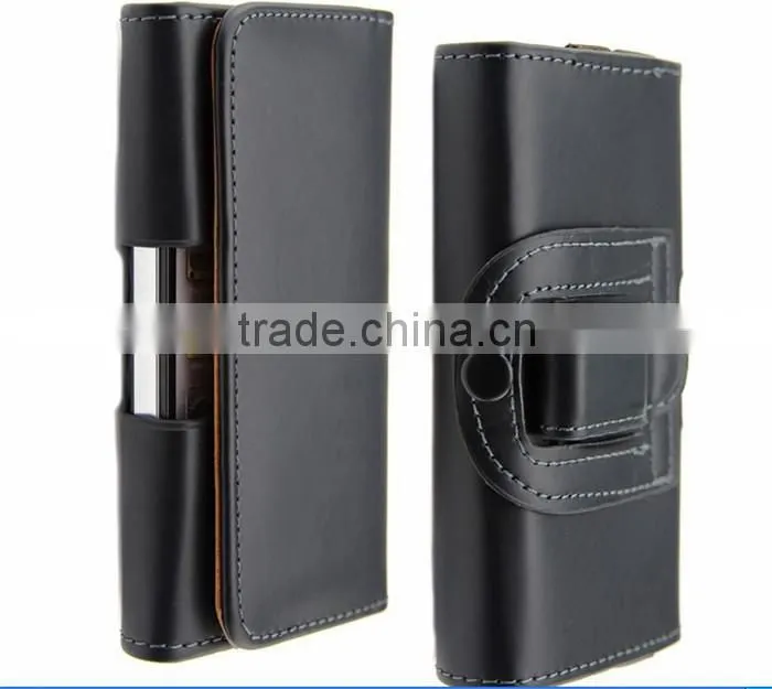 2015 Hot selling leather mobile phone case pouch case in Dongguan