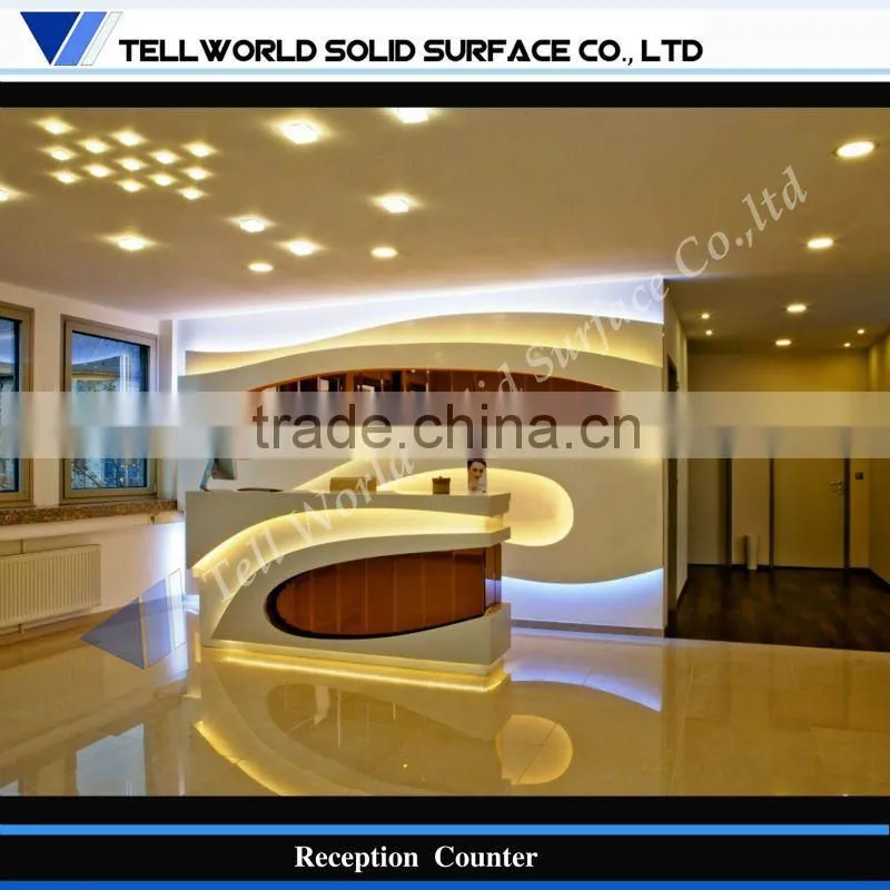 Modern Design Solid Surface Reception Table MART-114