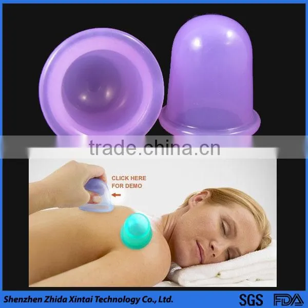 Anti-cellulite therapy silicone massage cupping cup