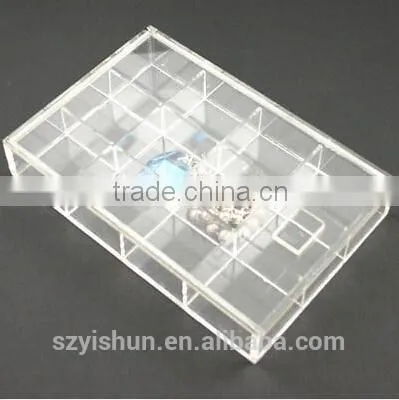 Manufacturing Acrylic jewelry compartment tray