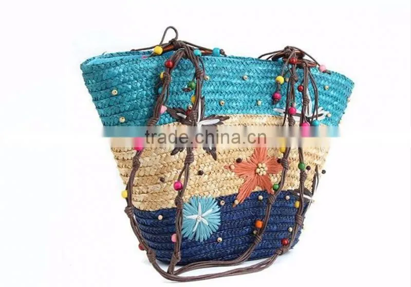 Hot selling 2016 straw beach tote bag