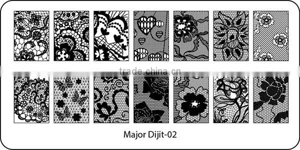 Amazing nail art stamp plate design,high quality custom nail art stamping plates