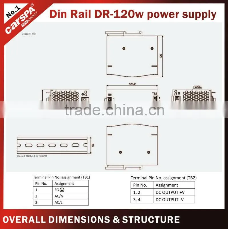 120W CE RoHS approved 12v power supply source ac dc