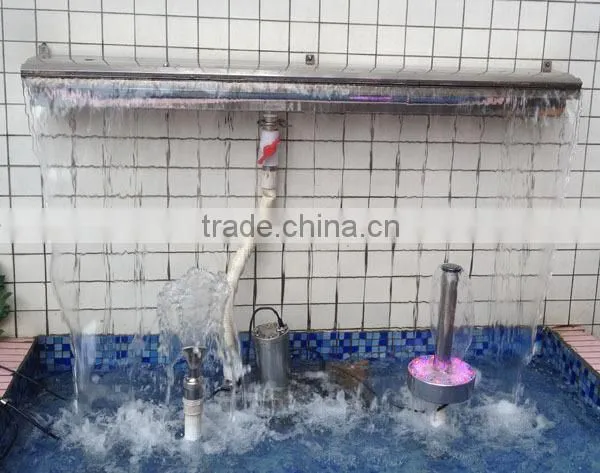 Swimming pool wall waterfall landscape artificial home decoration waterfall